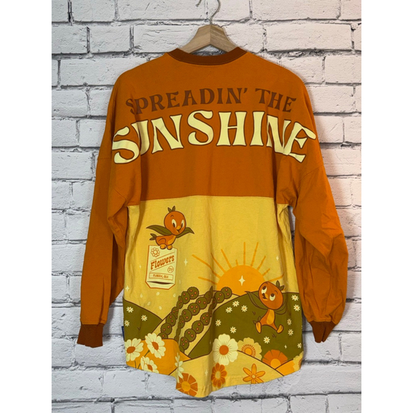 Disney Tops - Women's Disney Spirit Jersey Epcot Flower Garden Spreadin The Sunshine Small